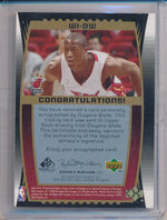 Upper Deck 2004-2005 SP Game Used Wood Impressions #WI-DW Dwyane Wade 29/75