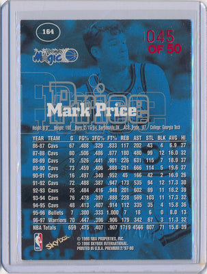 SkyBox 1997-1998 Premium Star Rubies #164 Mark Price 45/50