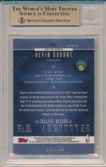 Topps  2006-2007 Finest Green Refractors #102 Kevin Durant 61/199 / BGS Grade 10