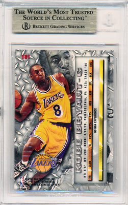 Fleer 1996-1997 Metal Precious Metal #181 Kobe Bryant  / BGS Grade 9.5