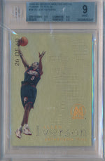 SkyBox 1998-1999 Molten Metal Fusion Titanium #39F Allen Iverson 26/40 / BGS Grade 9