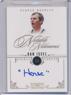 Panini 2010-2011 National Treasures Notable Nicknames  #21 Dan Issel 12/49