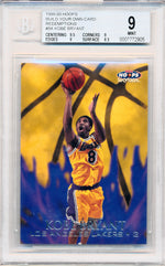 Hoops 1999-2000 Build Your Own Card Redemptions #9A Kobe Bryant 3/250 / BGS Grade 9