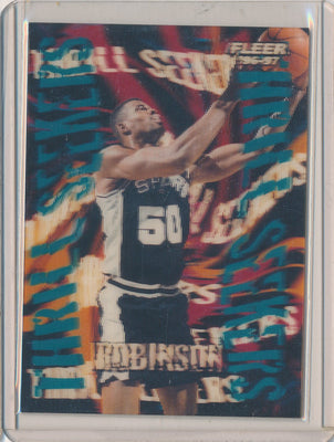 Fleer 1996-1997 Basketball Thrill Seekers #14/15 David Robinson