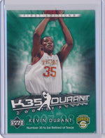 Upper Deck  2007-2008 Exquisite Collection Triple Patches Gold #TRIP-KD Kevin Durant  / BGS Grade 8.5