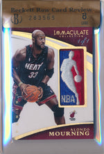 Panini 2014-2015 Immaculate Collection Logoman #3 Alonzo Mourning 1/1 / BGS Grade 8