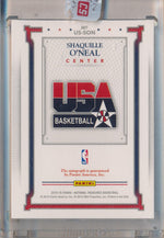 Panini 2015-2016 National Treasures USA Basketball #US-SON Shaquille O'neal 16/25