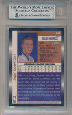 Topps 1998-1999 Chrome Refractors #154 Dirk Nowitzki  / BGS Grade 9