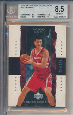 Upper Deck 2003-2004 Exquisite Collection Base #12 Yao Ming 64/225 / BGS Grade 8.5