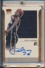 Panini 2010-2011 Crown Royale Silhouettes RPA #334 Paul George 19/99