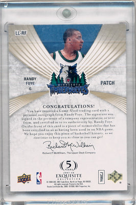 Upper Deck 2007-2008 Exquisite Collection Limited Logos #LLRF Randy Foye 39/50