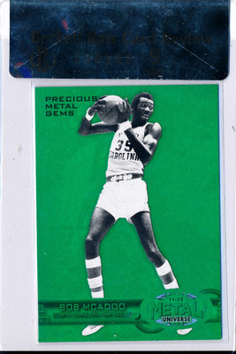 Upper Deck 2011-12 Fleer Retro Precious Metal Gems GREEN #PM-15 Bob MCadoo 7/10 / BGS Grade