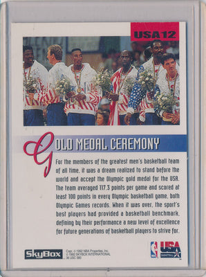 SkyBox 1992-1993 USA The Road To Gold #USA12 Magic Johnson