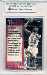 Upper Deck 1997-1998 Ultra Platinum Medallion #259 Michael Jordan 42/100 / BGS Grade 9