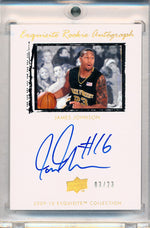 Upper Deck 2009-2010 Exquisite Collection Rookie Parallel #48 James Johnson 3/23