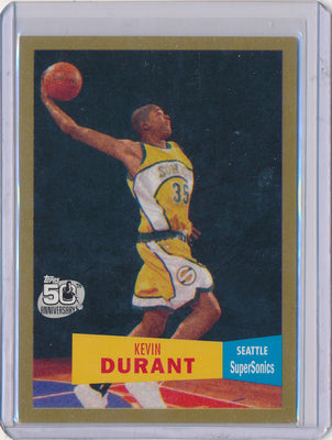 Topps  2007-2008 Finest Refractor #71 Kevin Durant