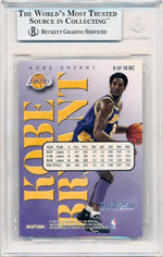 Hoops 1999-2000 Build Your Own Card Redemptions #9A Kobe Bryant 3/250 / BGS Grade 9
