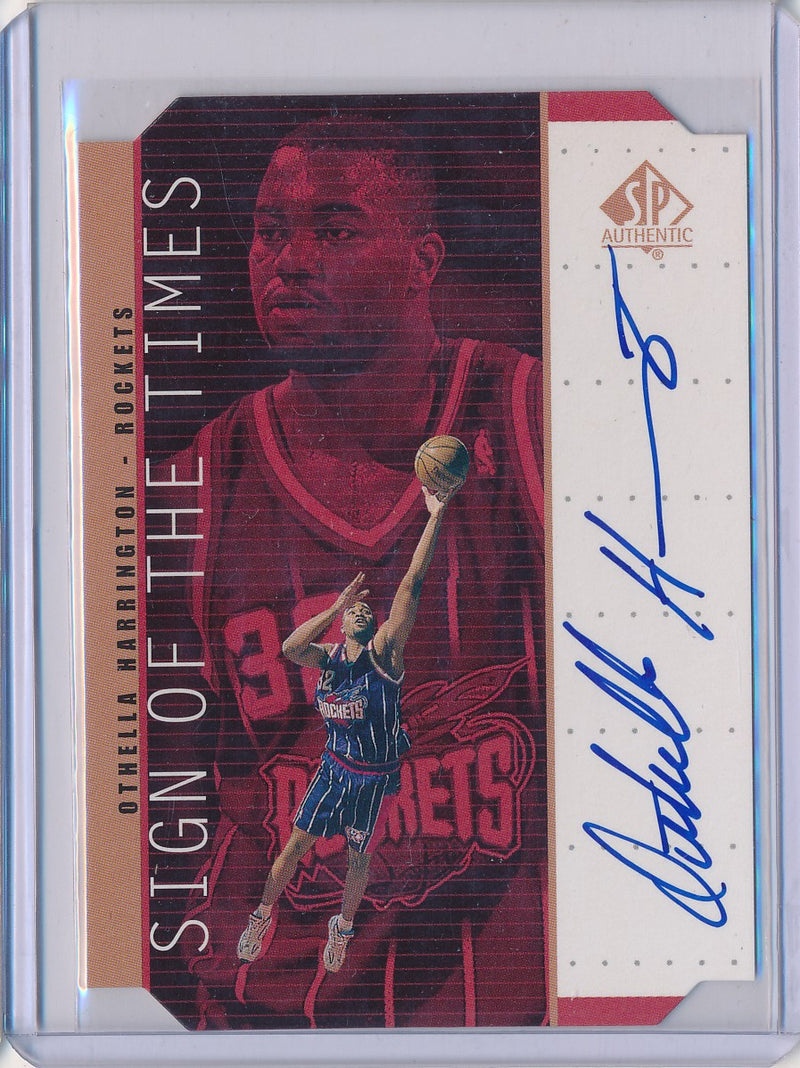 Upper Deck 1998-1999 SP Authentic Sign Of The Times #OH Othella Harrington