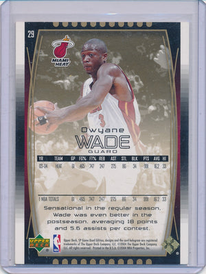 Upper Deck 2004-2005 SP Game Used Basketball #29 Dwyane Wade 42/100