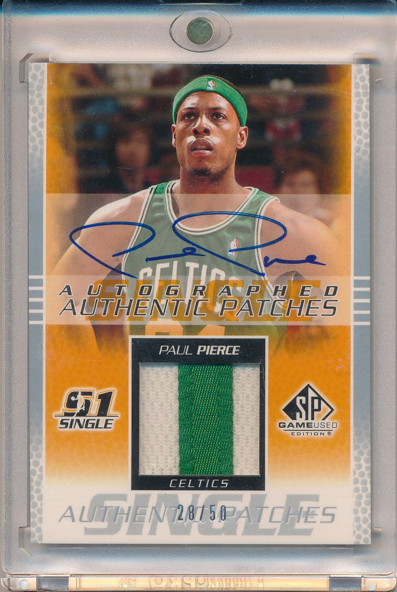 Upper Deck 2003-2004 SP Game Used Authentic Patches #PP-AP Paul Pierce