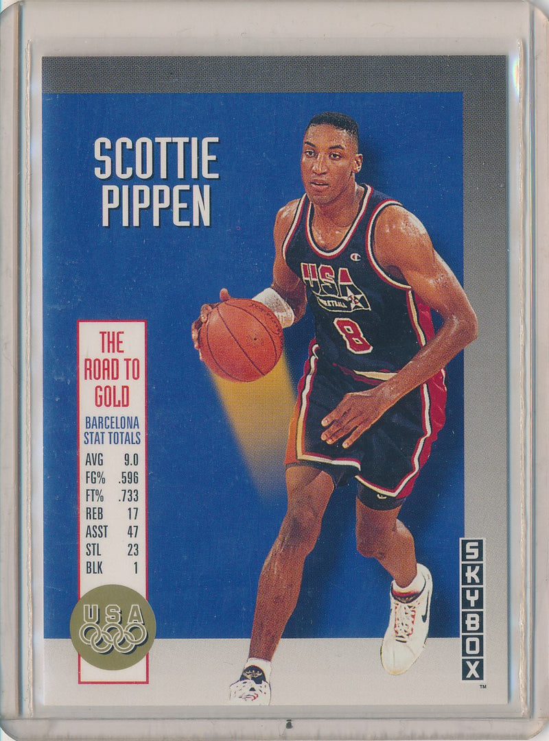 SkyBox 1992-1993 USA The Road To Gold #USA5 Scottie Pippen