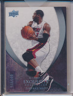 Upper Deck 2007-2008 Exquisite Collection Base #4 Dwayne Wade 84/225