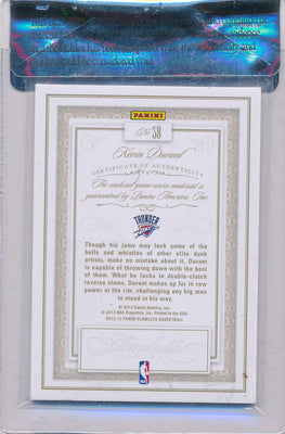 Panini 2012-2013 Flawless Authentic Game Worn Jersey #38 Kevin Durant 2/15