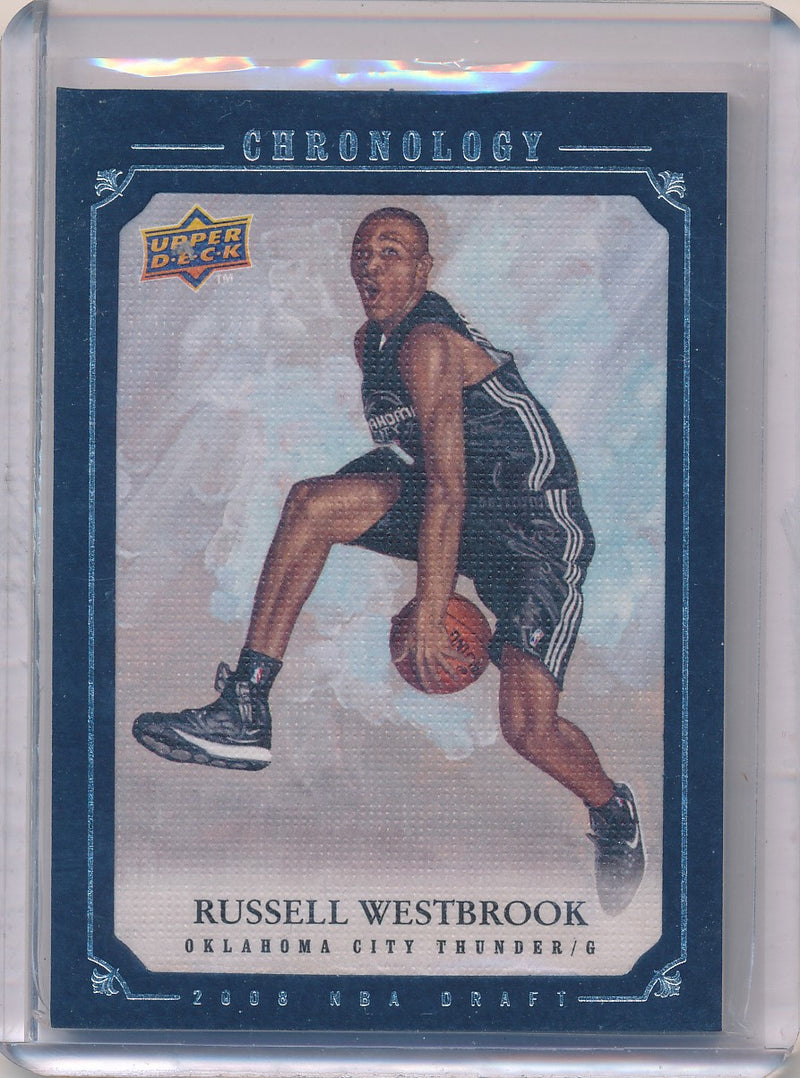 Upper Deck 2007-08 Chronology Blue   #254 Russell Westbrook 186/250