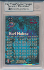 SkyBox 1997-1998 Premium Star Rubies #82SR Karl Malone 33/50 / BGS Grade 8.5