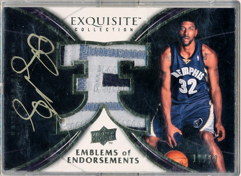 Upper Deck 2008-2009 Exquisite Collection Emblems Of Endorsement #EEOJ O.J. Mayo 10/10