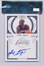 Panini 2010 National Treasures Century #1 Kobe Bryant 15/25 / Auto Grade 10