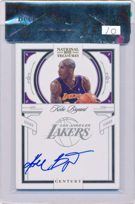 Panini 2010 National Treasures Century #1 Kobe Bryant 15/25 / Auto Grade 10