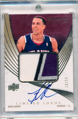 Upper Deck 2007-2008 Exquisite Collection Limited Logos #LLMB Mike Bibby 19/50