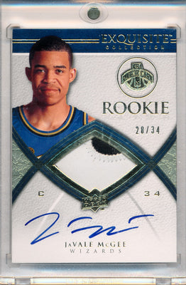 Upper Deck 2008-2009 Exquisite Collection Rookie Parallel #71 JaVale McGee 28/34