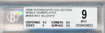 Upper Deck 2009-2010 Exquisite Collection Noble Nameplates #NRA Ray Allen 22/25 / BGS Grade 9 / Auto Grade 10