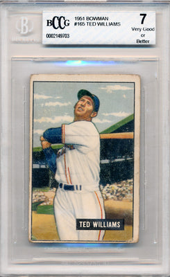 Topps 1951 Bowman  #165 Ted Williams