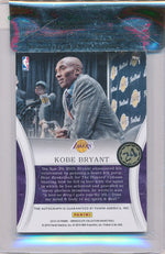 Panini 2015-2016 Immaculate Collection Milestones #1 Kobe Bryant 10/25 / Auto Grade 10