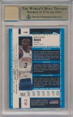 Topps 2003-2004 Bowman Chrome Rookie Card #149 Dwyane Wade 39/250 / BGS Grade 9.5 / Auto Grade 10