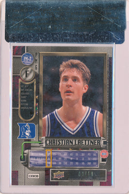 Upper Deck 2011-12 Fleer Retro Precious Metal Gems GREEN #PM-7 Christian Laettner 6/10 / BGS Grade 9