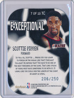 SkyBox 1999-2000 E-X E-Xceptional #7/15XC Scottie Pippen 206/250