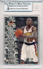 Skybox 1998-1999 Metal Universe Championship Precious Metal Gems #37 Tony Delk 19/50 / BGS Grade 9