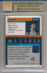 Topps 2002-2003 Bowman Signatures Rookie Card #SE-YM Yao Ming 58/999 / BGS Grade 9.5 / Auto Grade 10