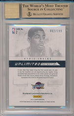 Panini 2012-2013 Limited Unlimited Potential #2 Kyrie Irving 2/199 / BGS Grade 9.5 / Auto Grade 10