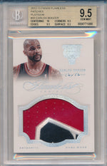 Panini 2012-2013 Flawless Platinum Jumbo Patches #43 Carlos Boozer 1/1 / BGS Grade 9.5