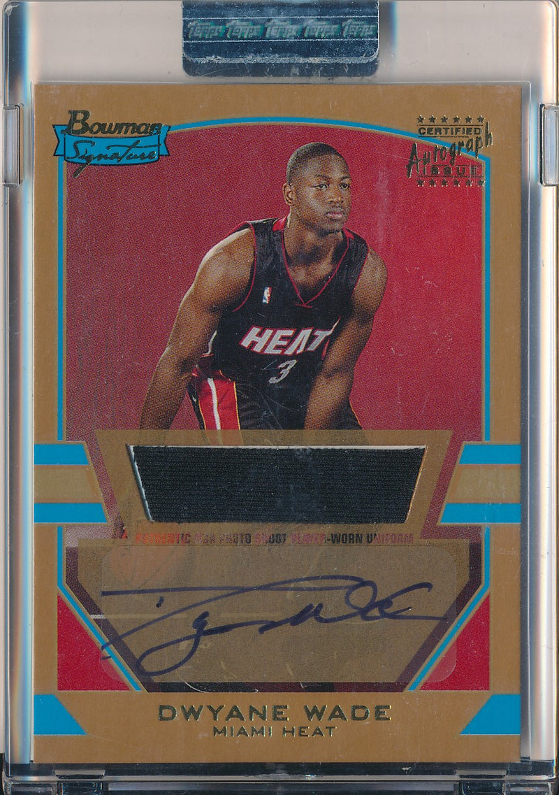 Topps 2003-2004 Bowman Signatures Autograph Issue #79 Dwyane Wade 46/99