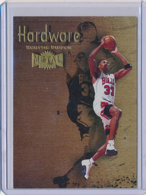 SkyBox 1997-1998 Metal Universe Hardware #4/15H Scottie Pippen