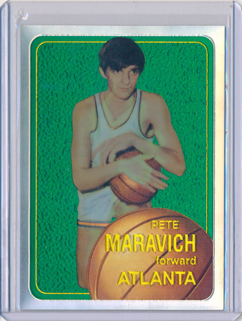 Topps 1996-1997 Finest Reprint Refractor #123 Pete Maravich