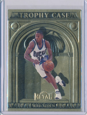 SkyBox 1997-1998 Metal Universe Trophy Case #5/10TC Ray Allen