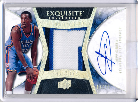 Upper Deck 2008-2009 Exquisite Collection Limited Logos #LLJG Jeff Green 4/25