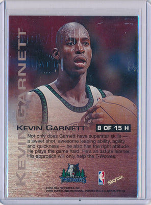 SkyBox 1997-1998 Metal Universe Hardware #8/15H Kevin Garnett